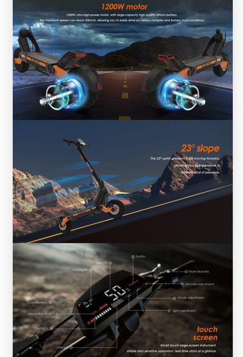 Trotineta KUKIRIN G3 sigilata