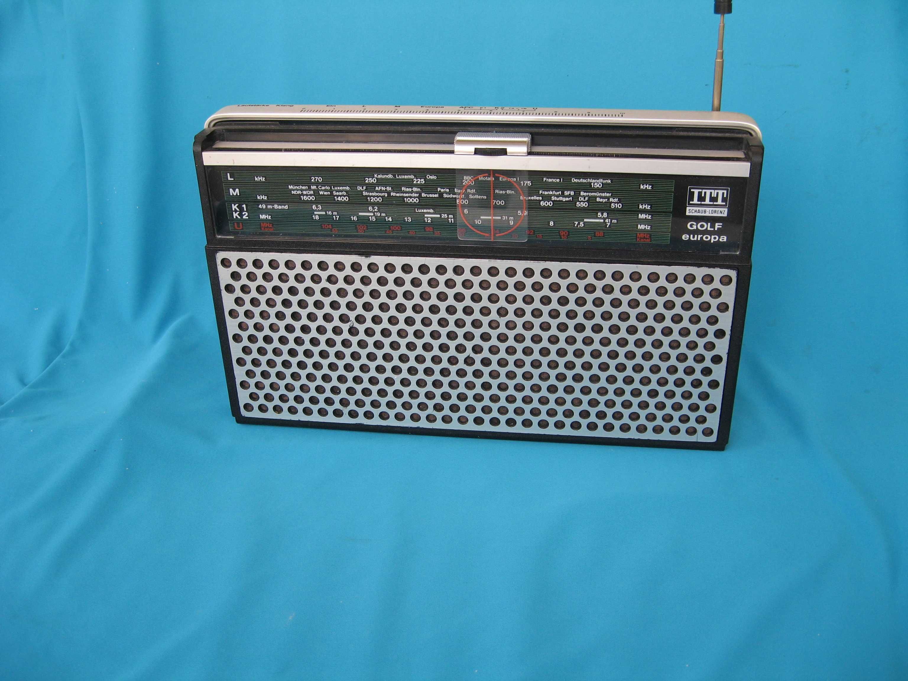 Aparat radio I.T.T  Shaub-Lorentz GOLF EUROPA vintage