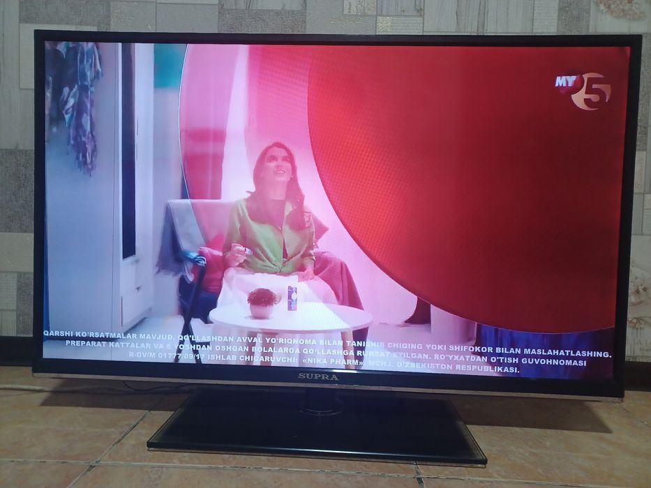 Телевизор43диогаль SUPRA в отличном состояние