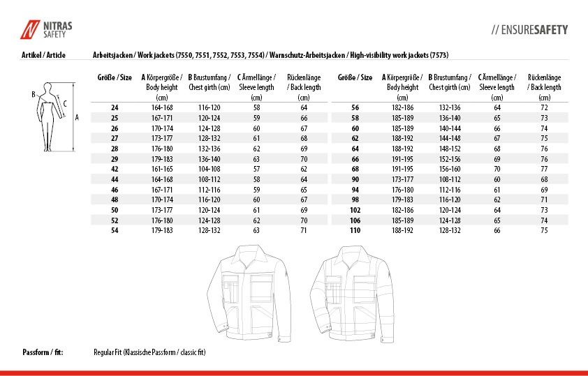 Работно облекло Nitras