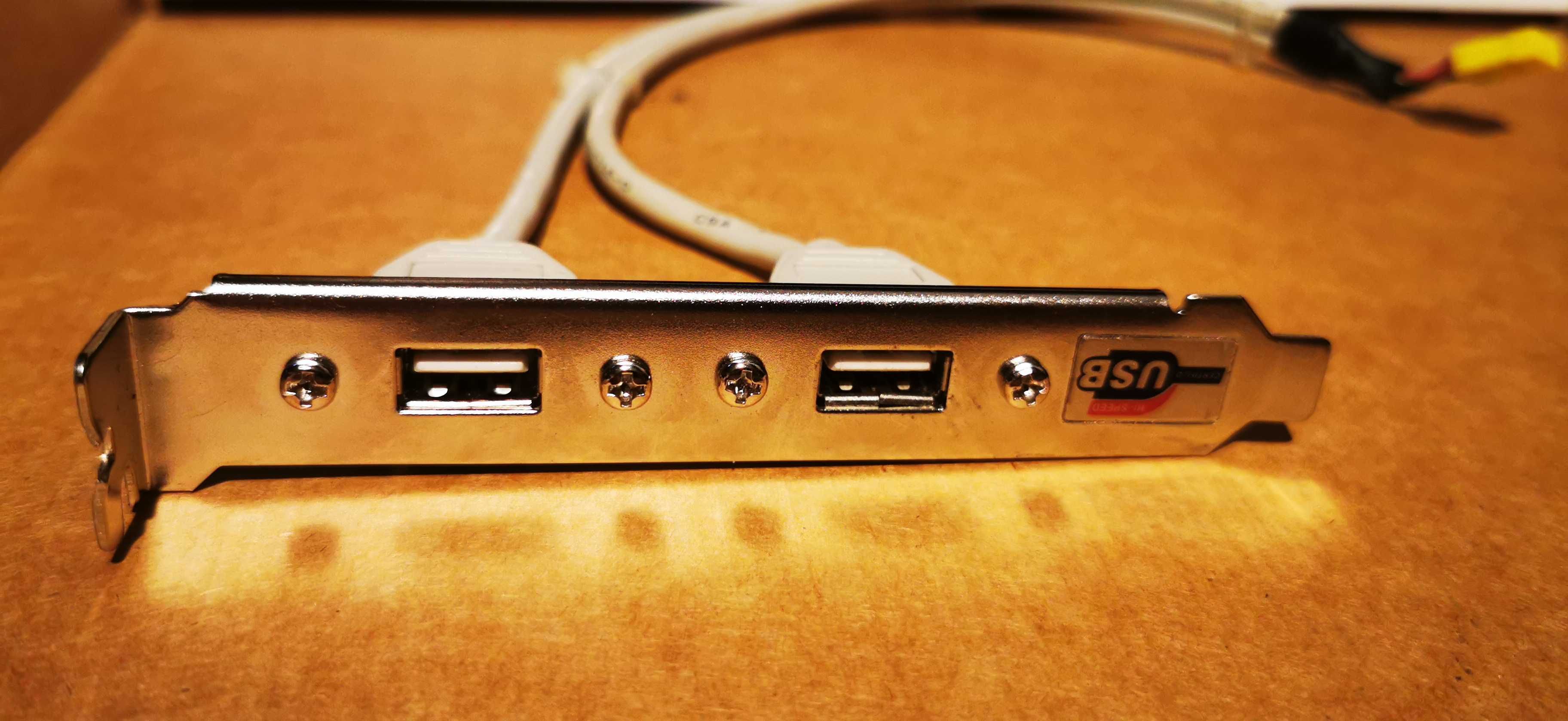 4 Placi adaptoare externe cu 2 porturi USB pentru sistem Desktop
