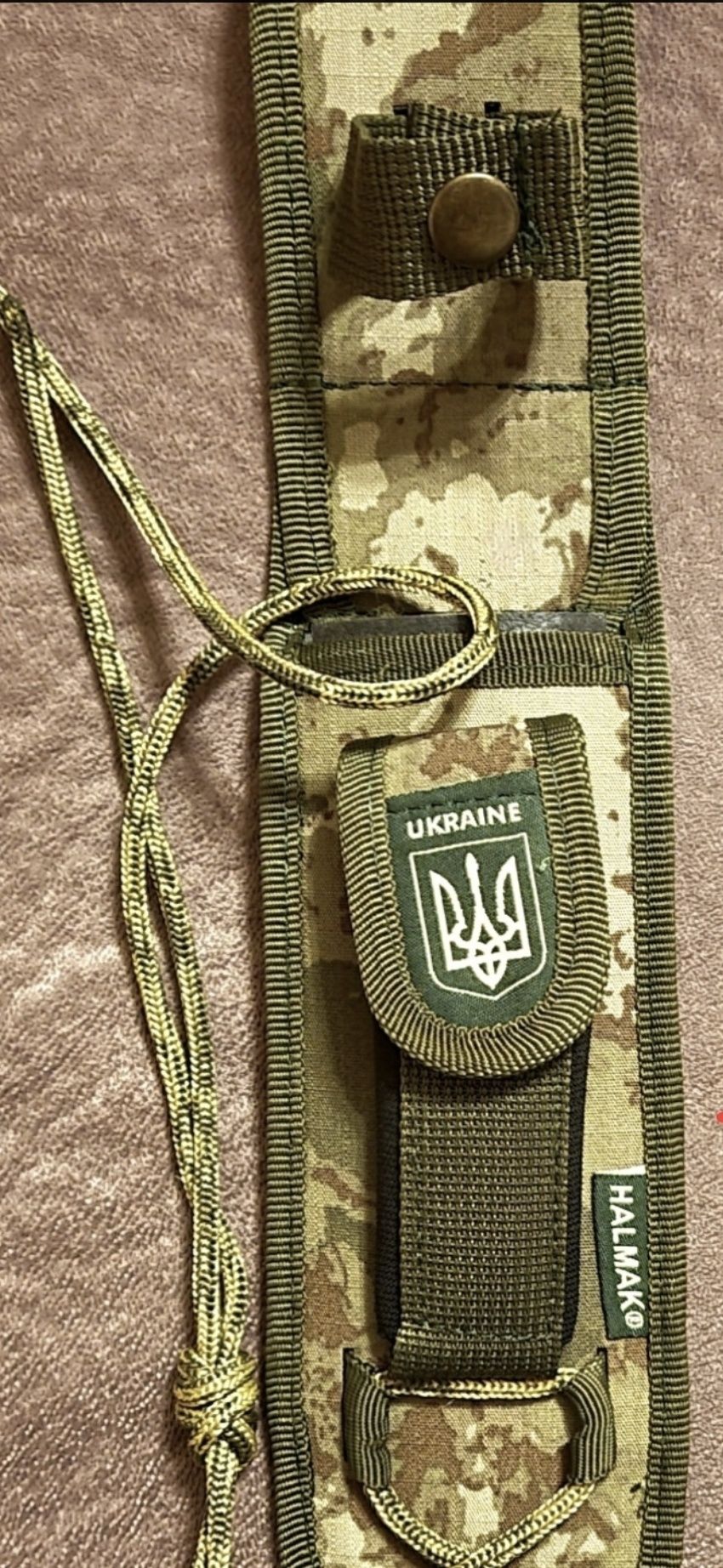 Военен, тактически, боен нож на ВС Украйна. ОРИГИНАЛ. Воден компас DDR
