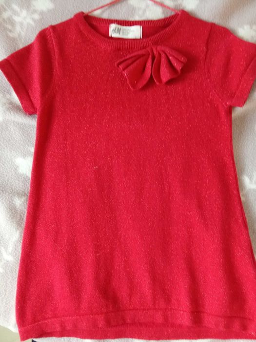 Коледна рокля за момиче 2г.- 5лв.