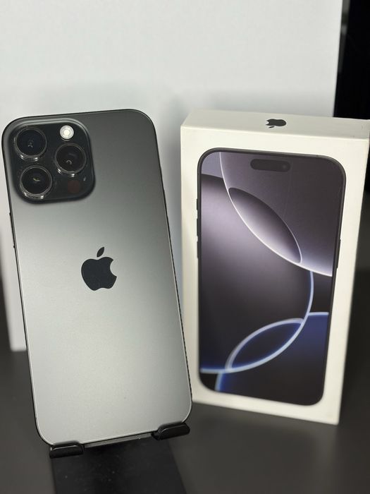 iPhone 16 Pro Max | 256GB, 92% | Factura + Garantie Altex | Full box