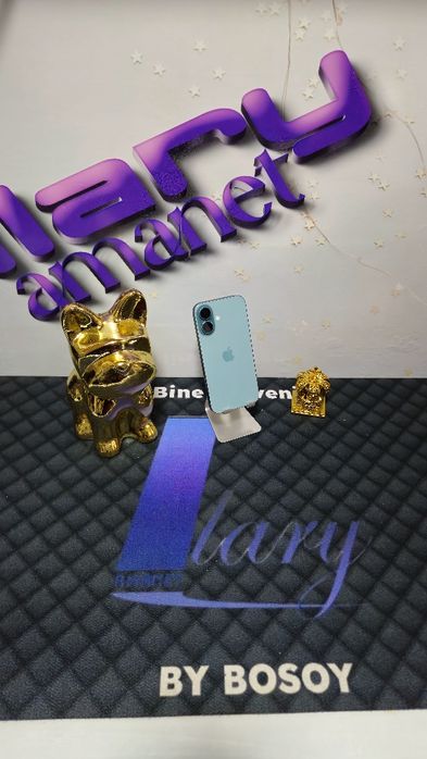 iPhone 16 5G 128GB Baterie:100%. 16 Cic Încarcare.Preṭ fix!