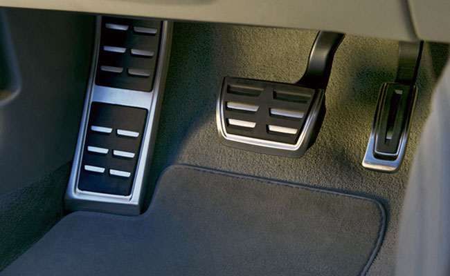 Ornamente INOX pedale si footrest S-Line - Audi A4 (B8) A5 A6 A7 A8 Q5