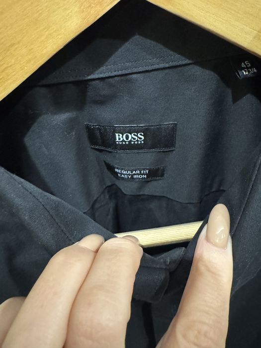 Черна мъжка риза Boss