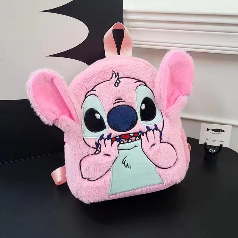 Плюшена 3D Раница Стич и Лило, Плюшена играчка Раница Стич/Stitch
