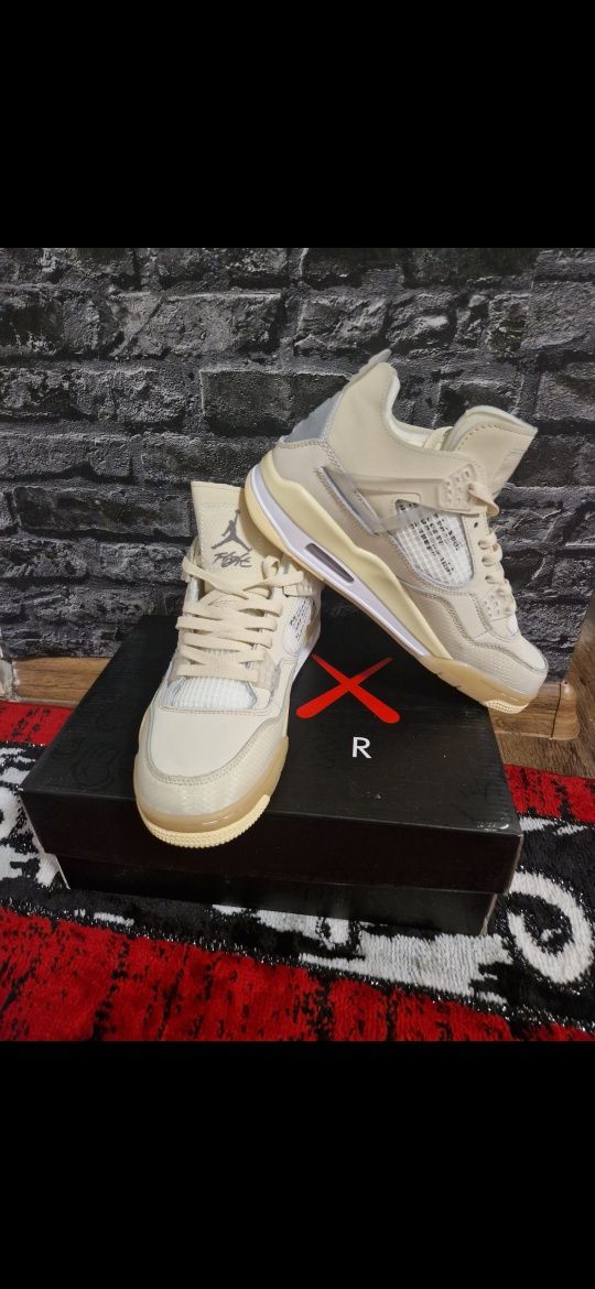 Jordan retro 4 off white