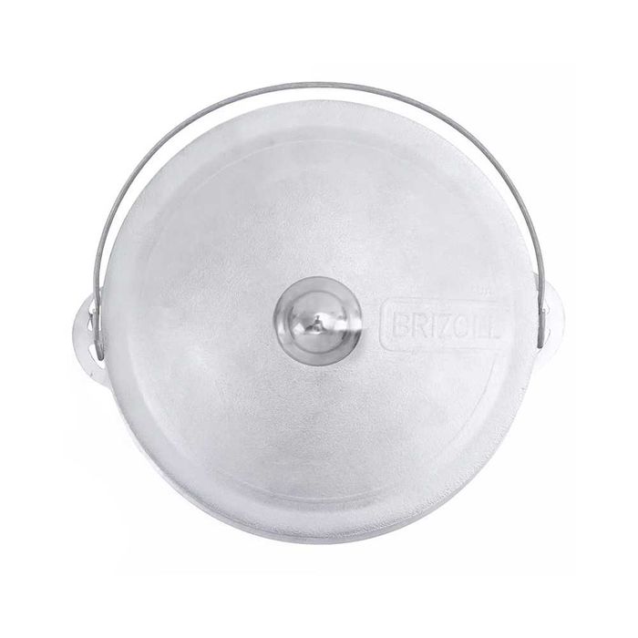 Ceaun Aluminiu cu capac 6L + Pirostrie + Lingura