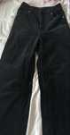blugi negri din velur wide leg h&m marimea 32