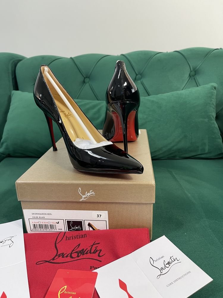 Pantofi Christian Louboutin piele naturala Full Box