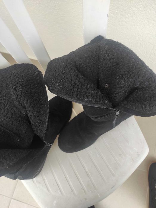 Черни зимни ботуши