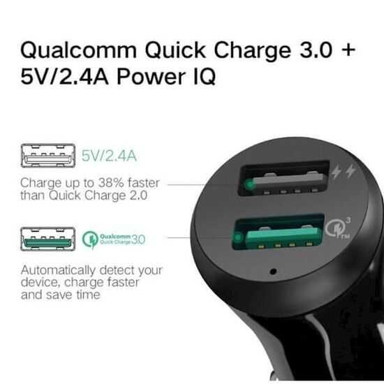 Новое зарядное устройство для машины зарядник car charger UGREEN
