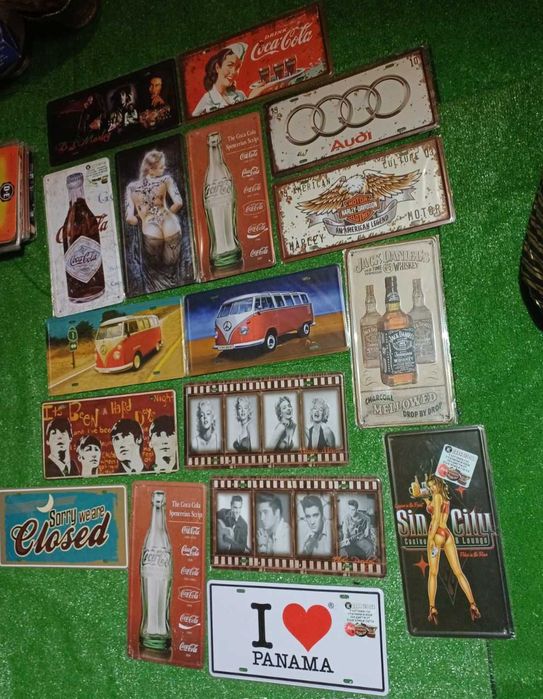 Метални табели нови от чужбина