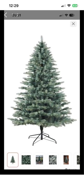 Продам голубая ель 210 см новая