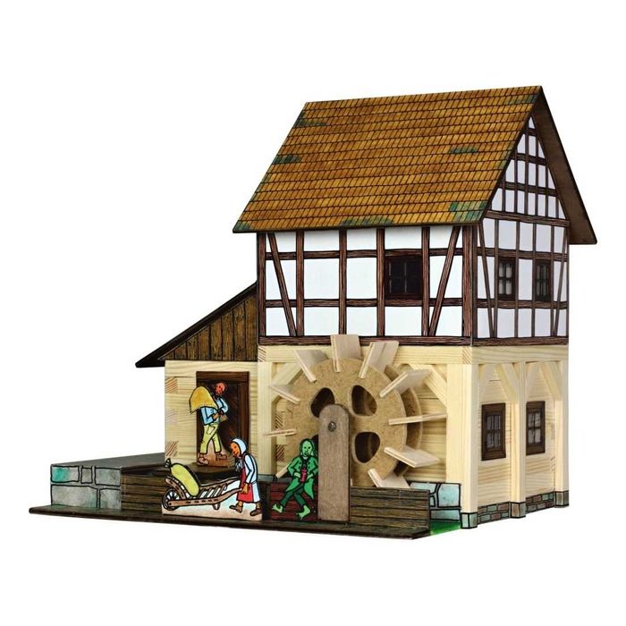 Дървени макети на сгради конструктор серия HOBBY KIT