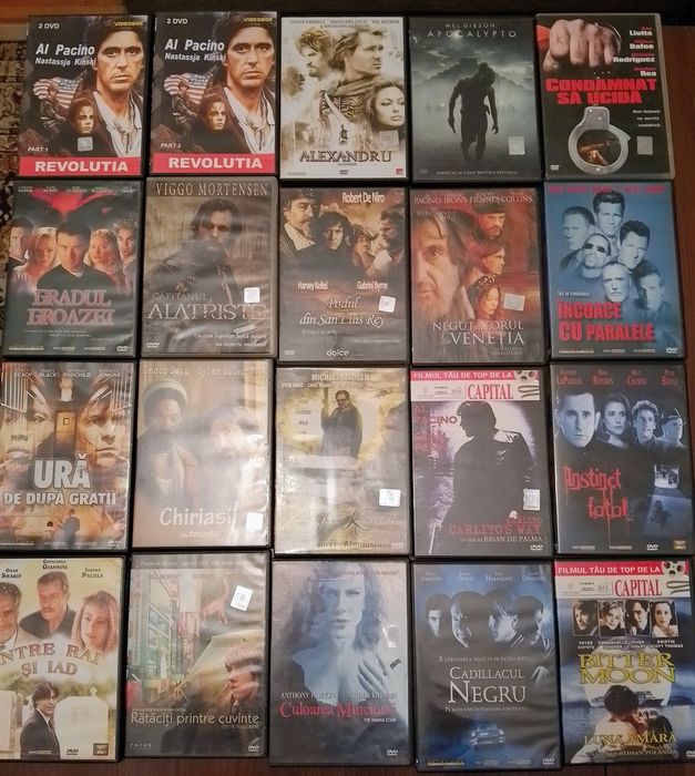 Vând  urgent filme DVD