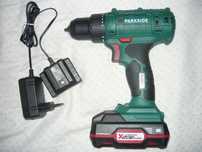 Autofiletantă NOUĂ bormașină Parkside 20 V cu acumulator și încărcător