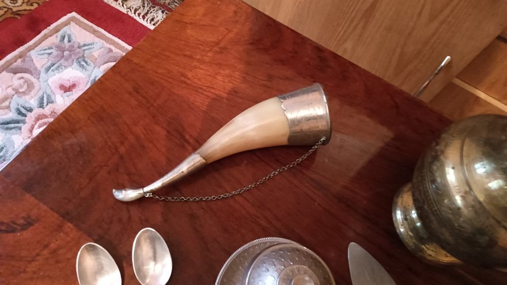 Посуда. Предметы из мельхиора и латуни винтаж.