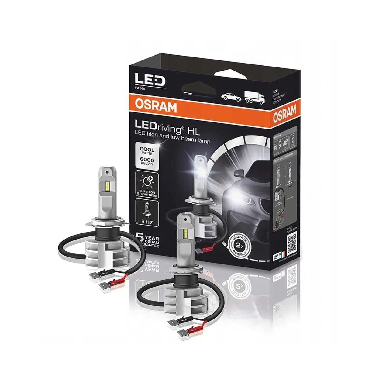 OSRAM ledriving hl Крушки H7 12V/24V