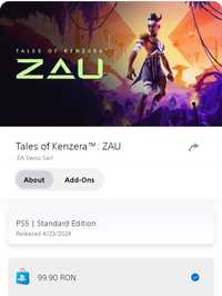 Tales of Kenzera : Zau PS5