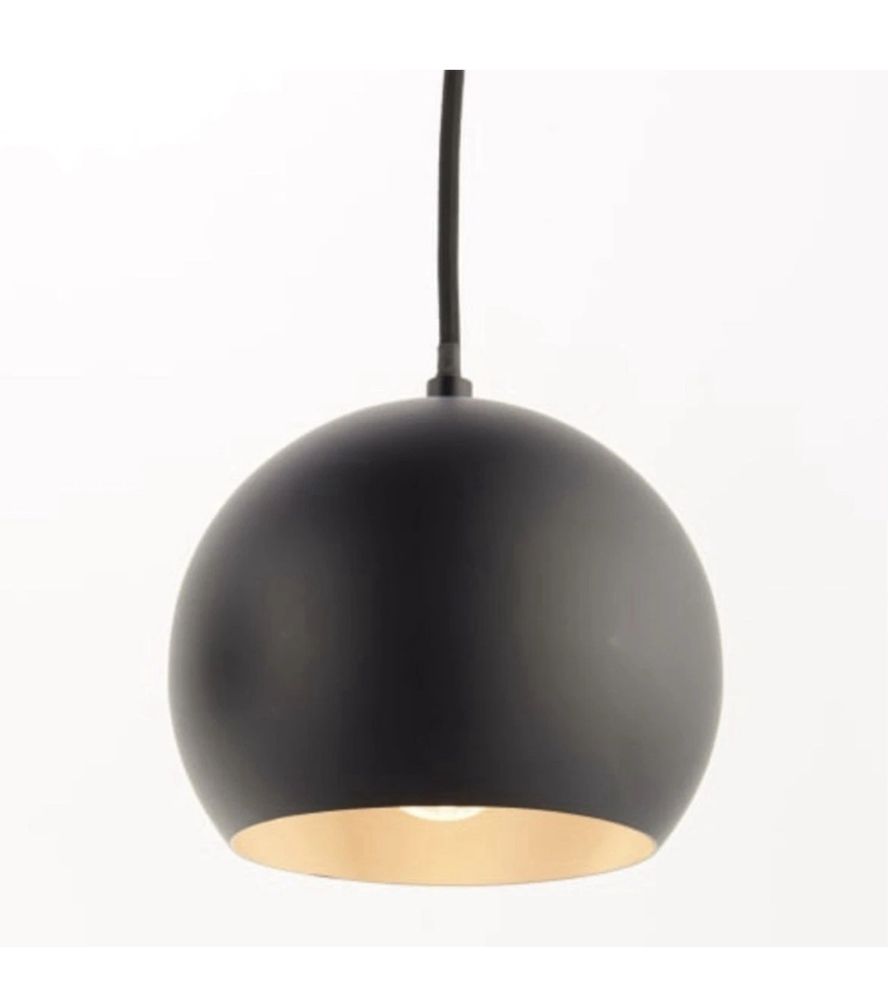 Lampa  suspendata cu 3 Led-uri Saxby Pella din metal