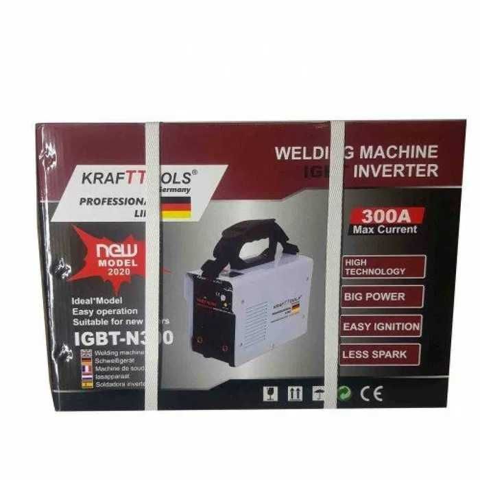 Нов инверторен електрожен Kraft Tools 350А с дисплей