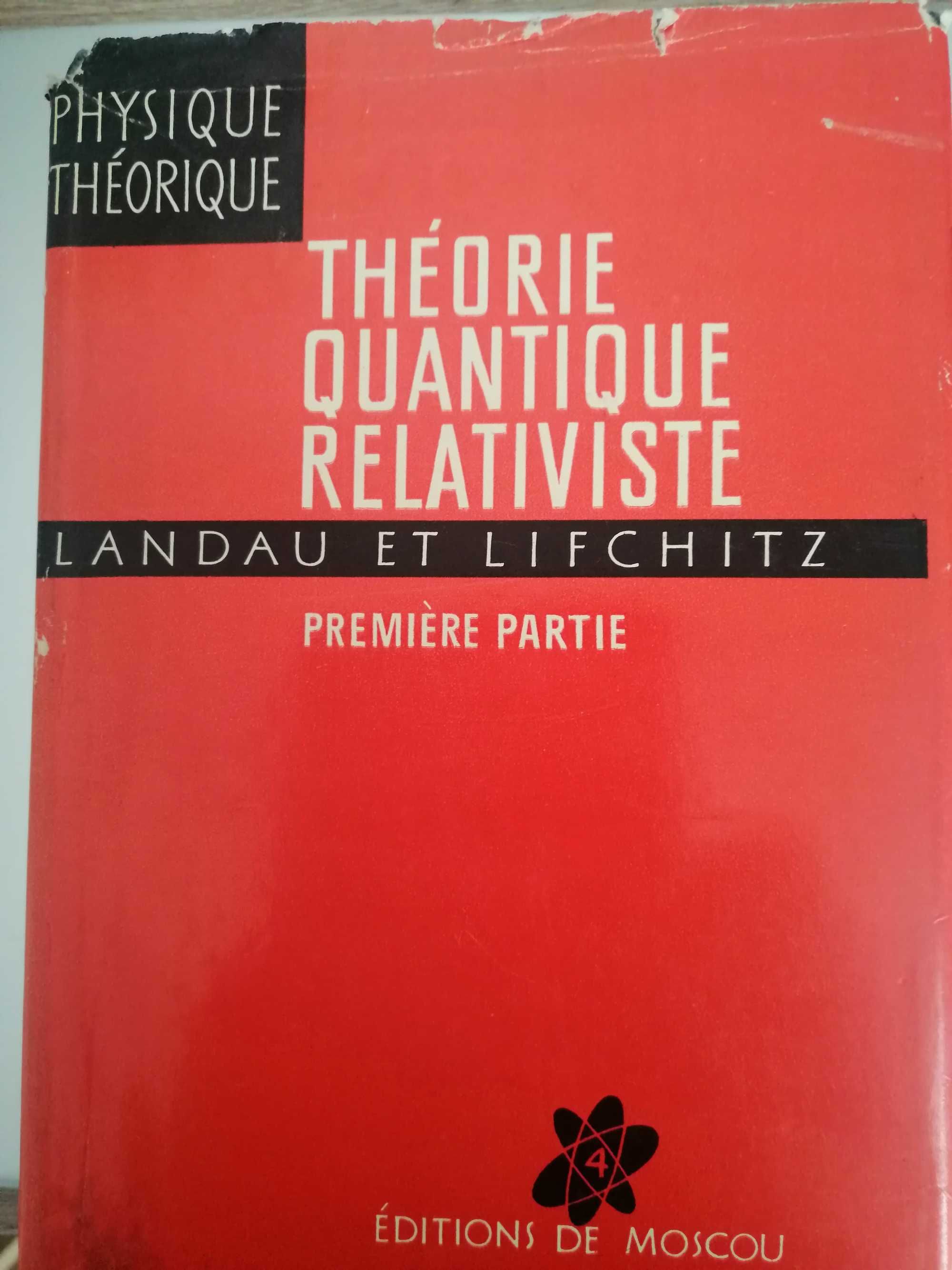 Landau et Lifchitz Physique theorique - 8 volume in limba franceza.