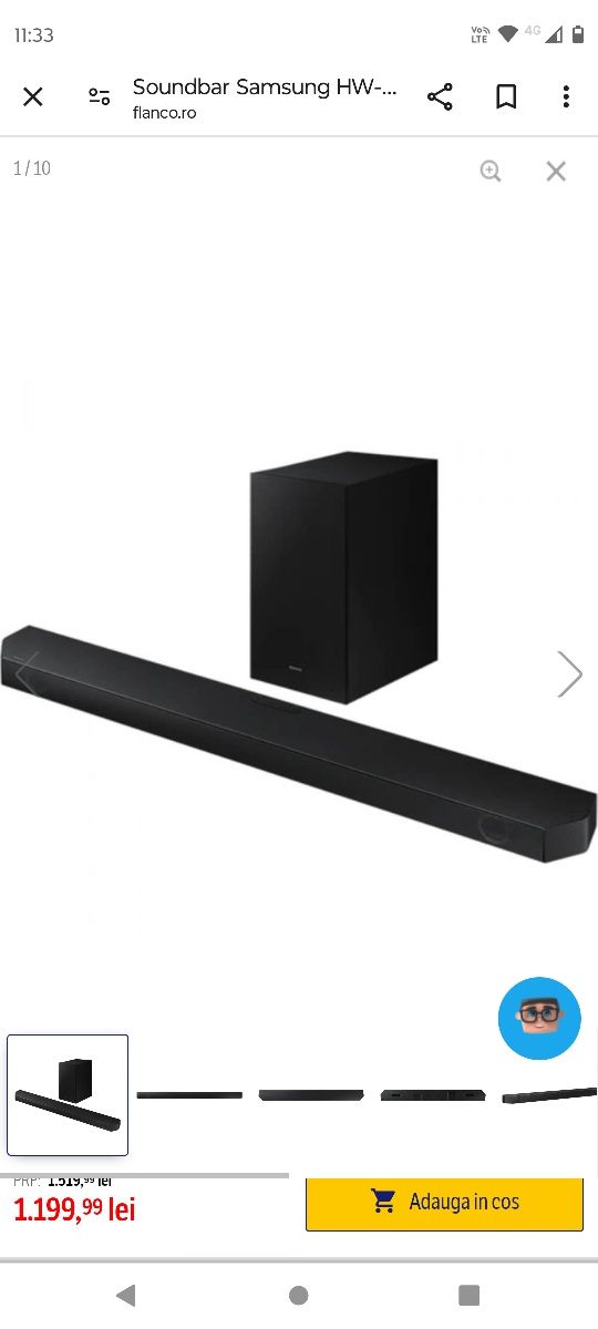 Soundbar Samsung HW-Q60B