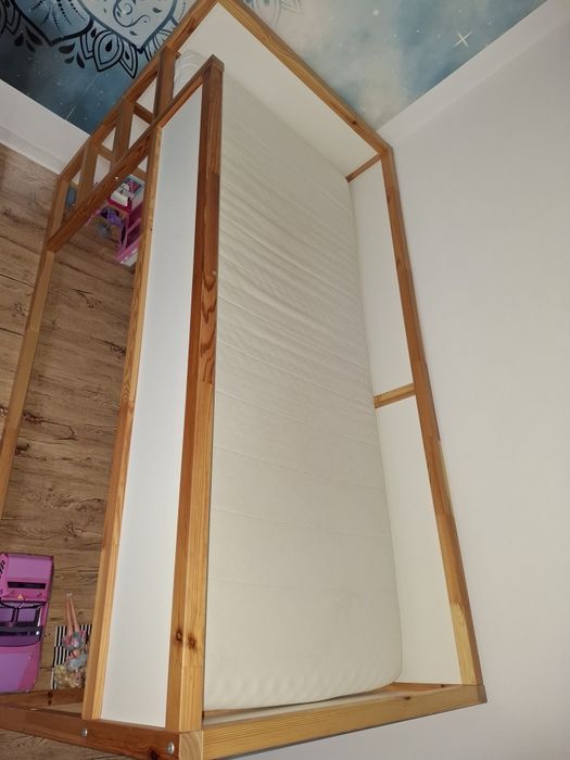 Pat reversibil Kura __CADOU căsuță papusi Flisat ikea
