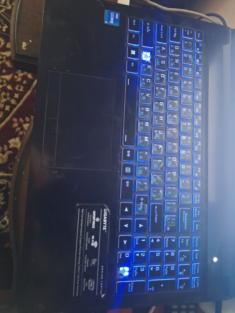 Gigabayt G5 i5 11400H 16G 512m2ssd