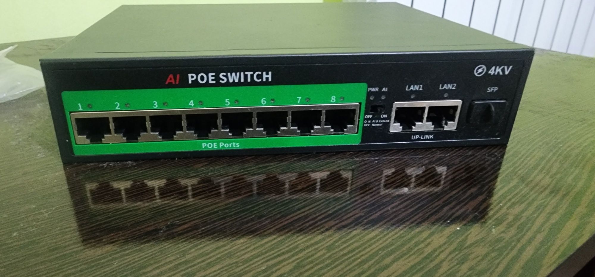 Poe Switch Gb  Optic