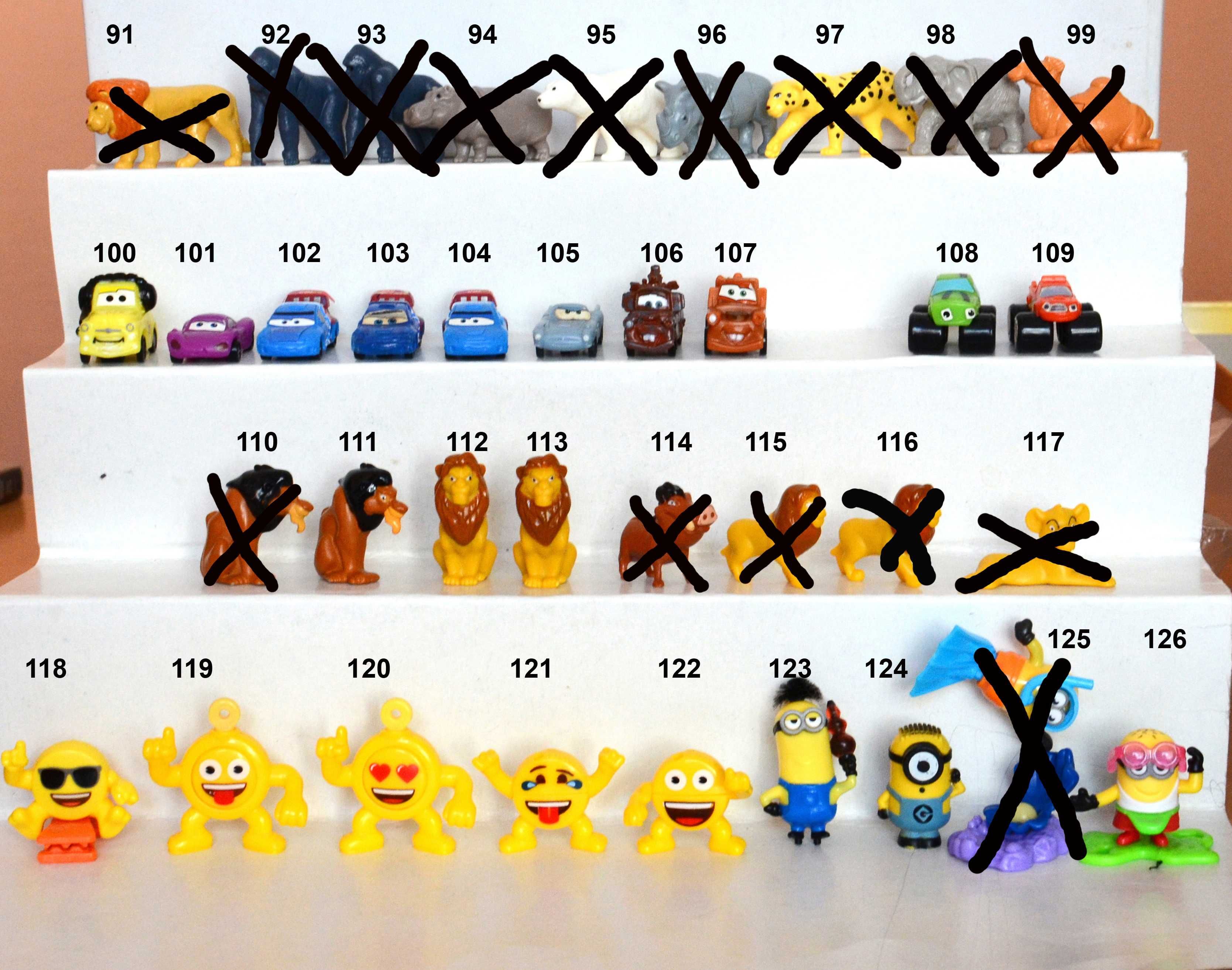 400 Киндер играчки от яйца Kinder Surprise