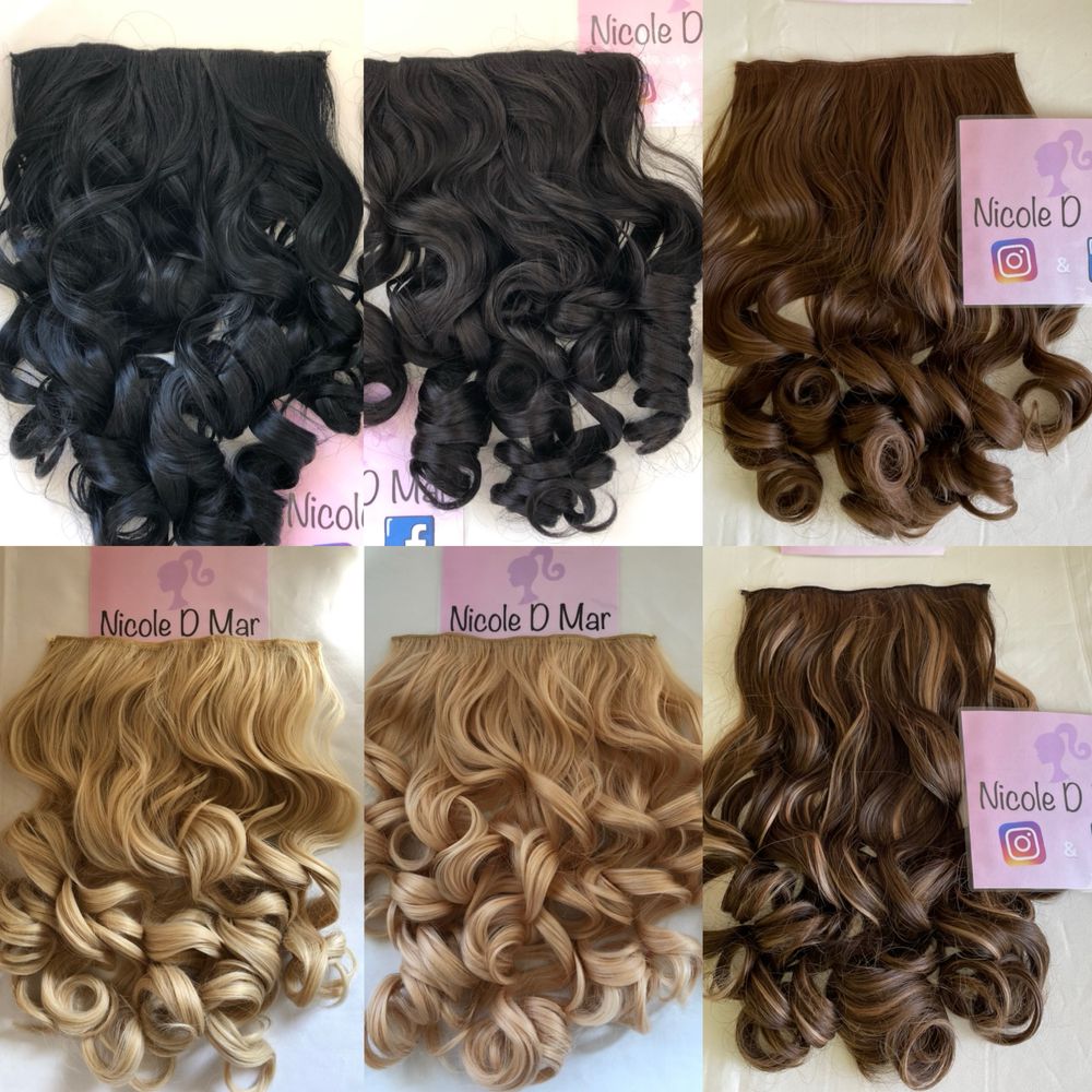 Extensii de par model ondulat tip tresa/mesa cu clips