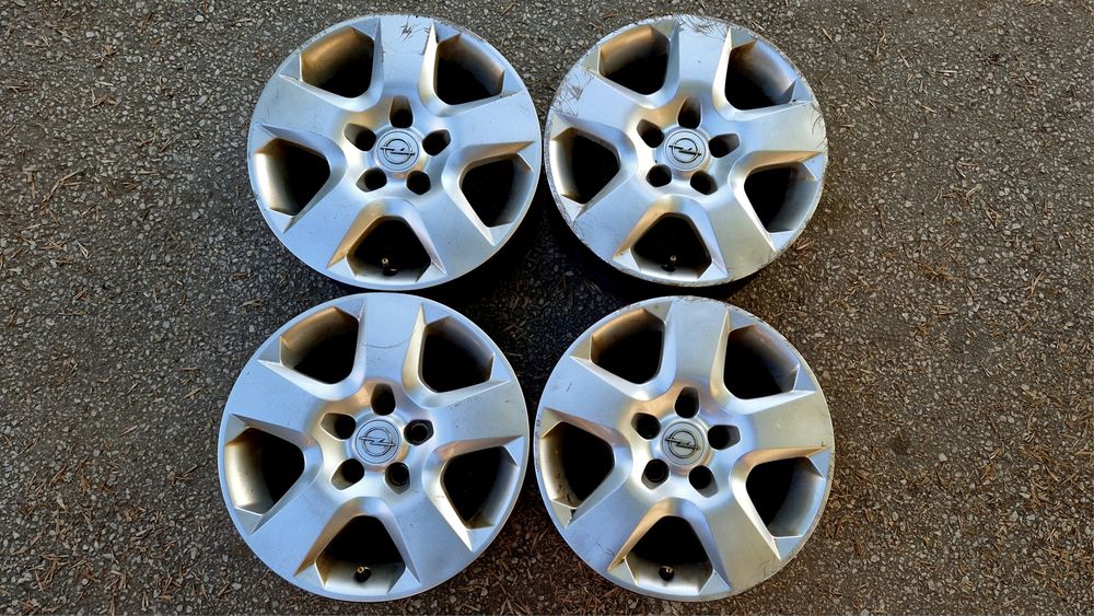 Опел 16 5х110 железни джанти с тасове Opel Astra Vectra Zafira 5x110