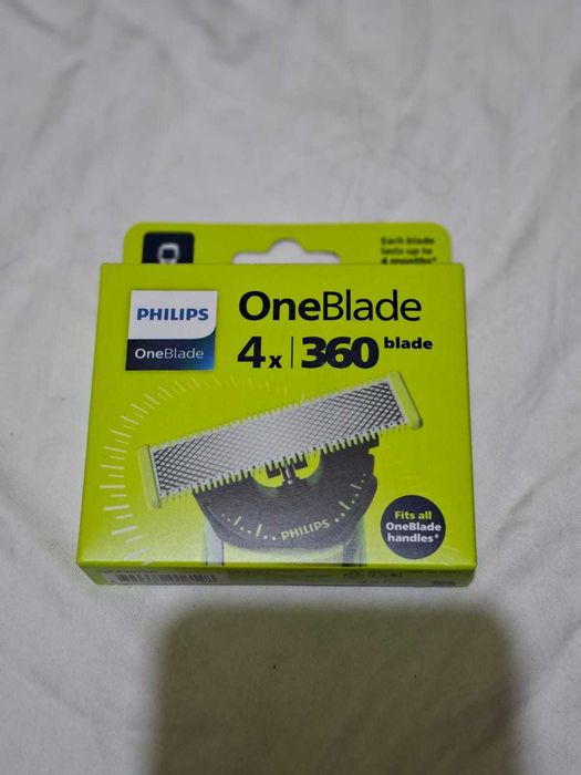 Kit Philips 4 Rezerve Lame OneBlade Verde