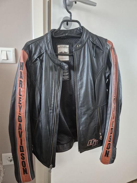 Geaca piele moto Harley Davidson