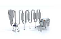 Uscator aerodinamic pt rumegus 300 kg cu soba, ciclon si ventilator