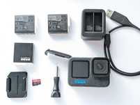 GoPro Hero 12 Black 5.3K60 + SD 256 GB Sandisk Extreme + Baterii