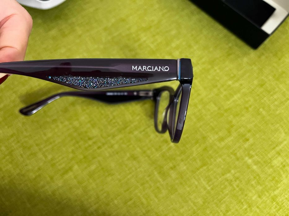 Оригинални очила с диоптрични рамки Guess by Marciano, цвят лилав