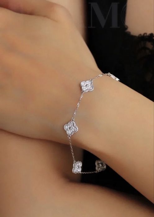 Van Cleef 750 золото бриллианты браслет