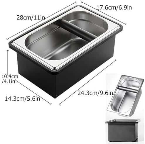 Нов голям контейнер за кафе от неръждаема стомана Дом