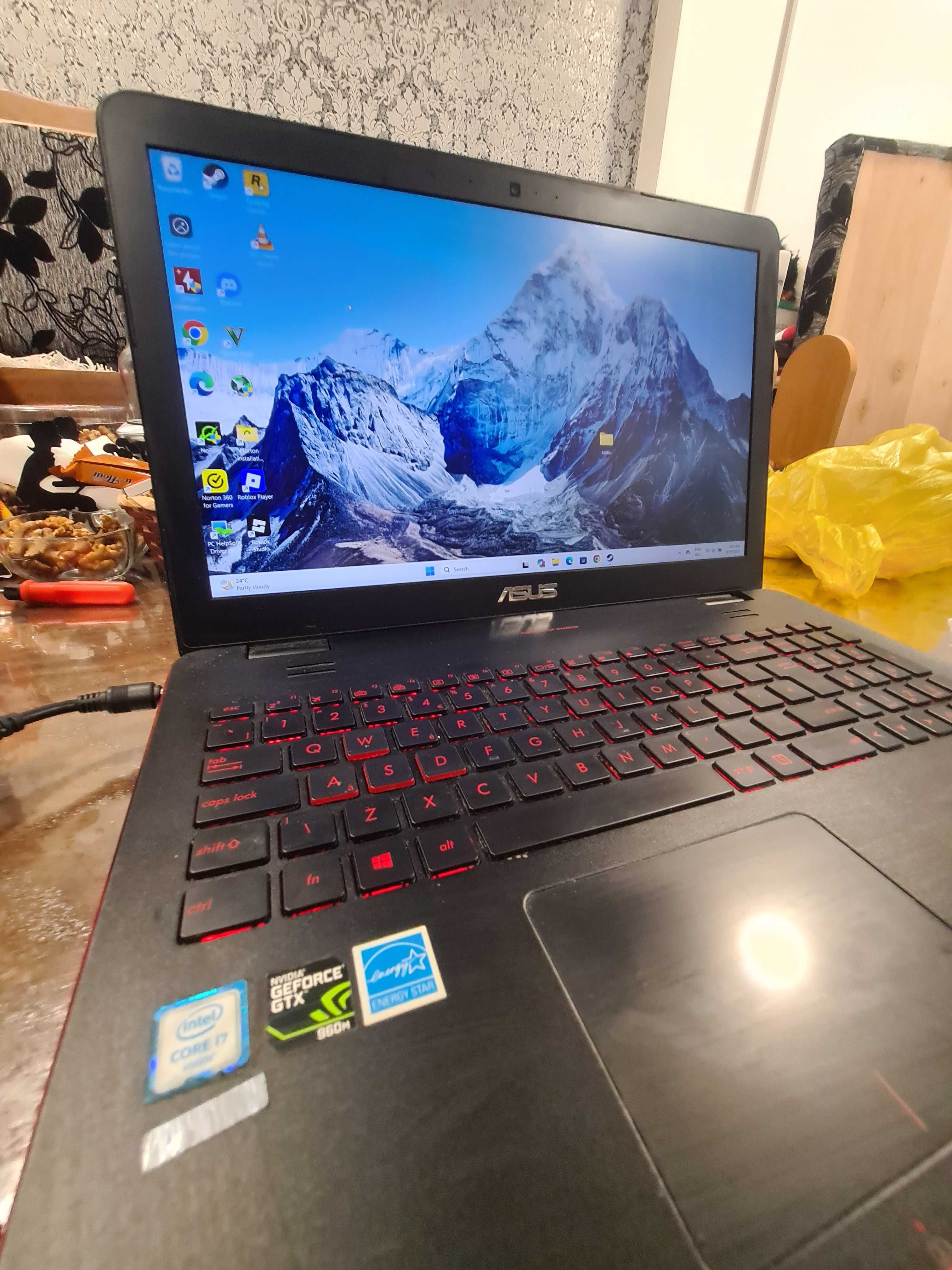 Gaming laptop Asus ROG G551vW