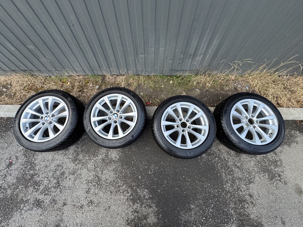 Jante BMW 17″ + Anvelope Iarnă 225/50 R17 + TPMS (DOT 2022)