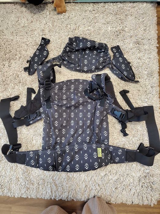 Marsupiu ajustabil ergonomic Boba X Yonder Complet, Bleumarin, 0+ ani