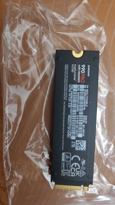 SSD Samsung 990 PRO Heatsink 2TB PCI Express 4.0 –nou
