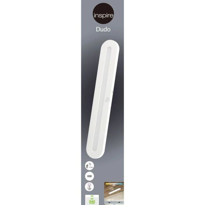 Lampa LED Dudo, 240 lm, lumina neutra, senzor usa, USB