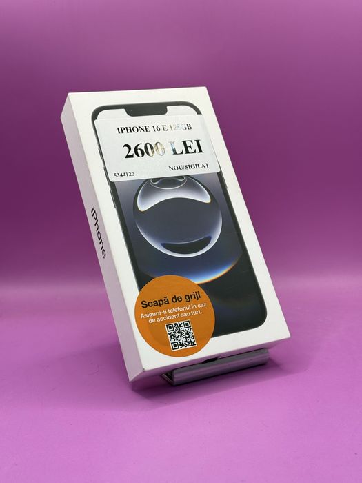 Iphone 16e 128gb sigilat •Matei Amanet Crangasi•53441