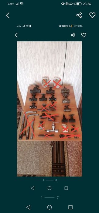 Продам вентиля из чугуна и бронзы